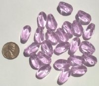 25 18x12mm Four Sided Twisted Ovals - Alexandrite
